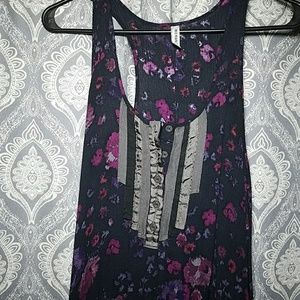 Free People floral tunic